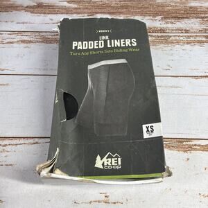 REI Co-op Black Cycling Link Padded Liner Shorts Breathable Lightweight XS